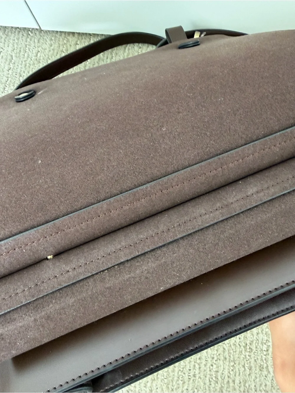 Women’s Classic Leather Backpack Satchel - Brown